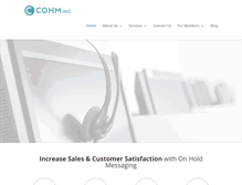Tablet Screenshot of cohm.com